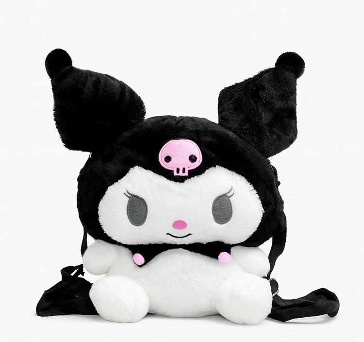 Sevimli Peluş Kuromi Sırt Çantası