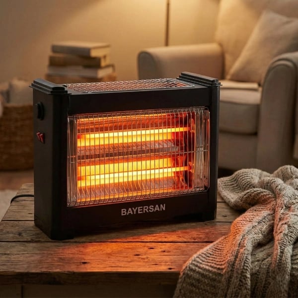 Şömine Tipi Isıtıcı Soba 1800W