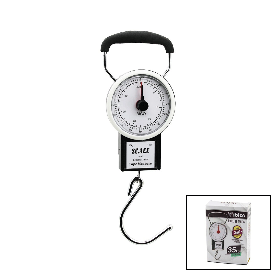 Tartı SCALE 2İN1 İBRELİ KANTAR - METRE