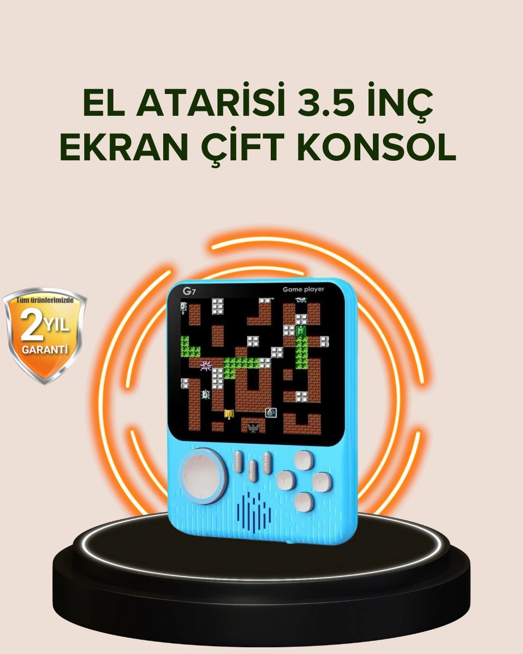 TV Bağlantılı Çift lu Şarjlı Retro Gamepad Seti