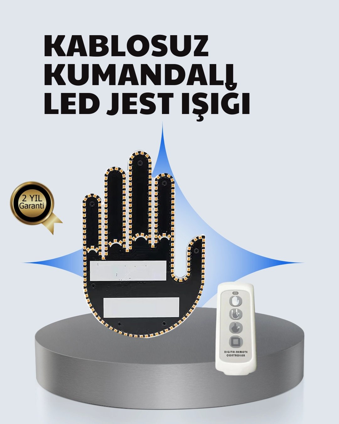 Uzaktan Kumandalı Çok Fonksiyonlu Araç Led Işığı