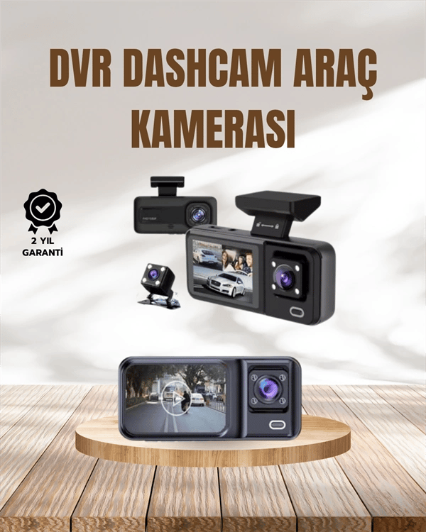 Wi-Fi Destekli Araç Kamerası: 2.7” Ekran, 128GB Destek ve IR Gece Görüş