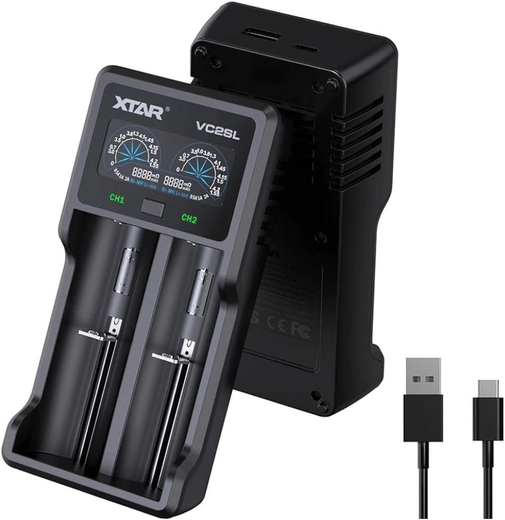 Xtar VC2SL İkili Li-ion / NI-CD / NI-MH Pil Şarj Cihazı
