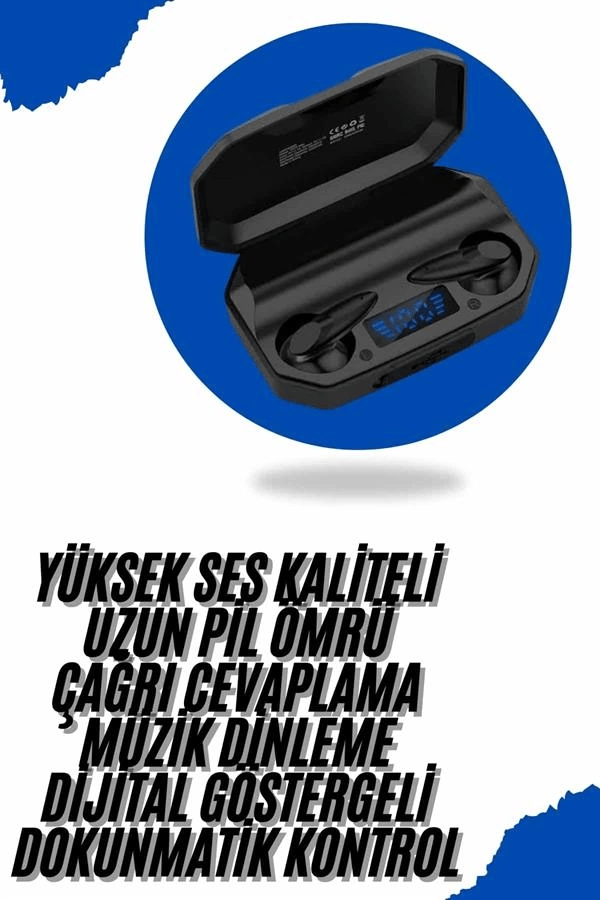 Yeni Nesil Android ve İOS Uyumlu Siyah Profesyonel  Kulaklığı