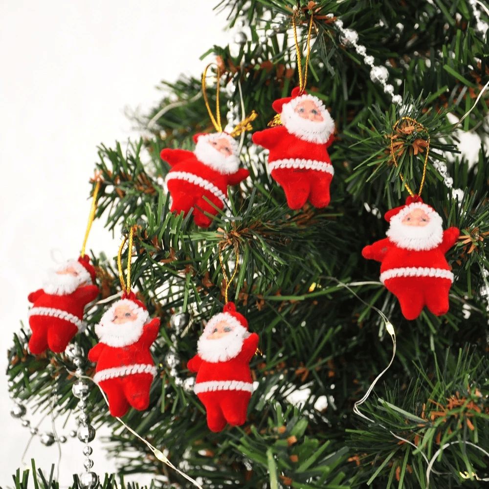 Yılbaşı Ağaç Süsü Noel Baba 6'lı