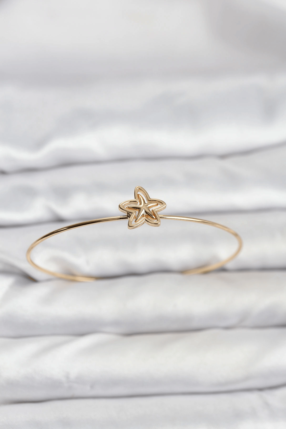Yıldız Model Gold Renk Bileklik