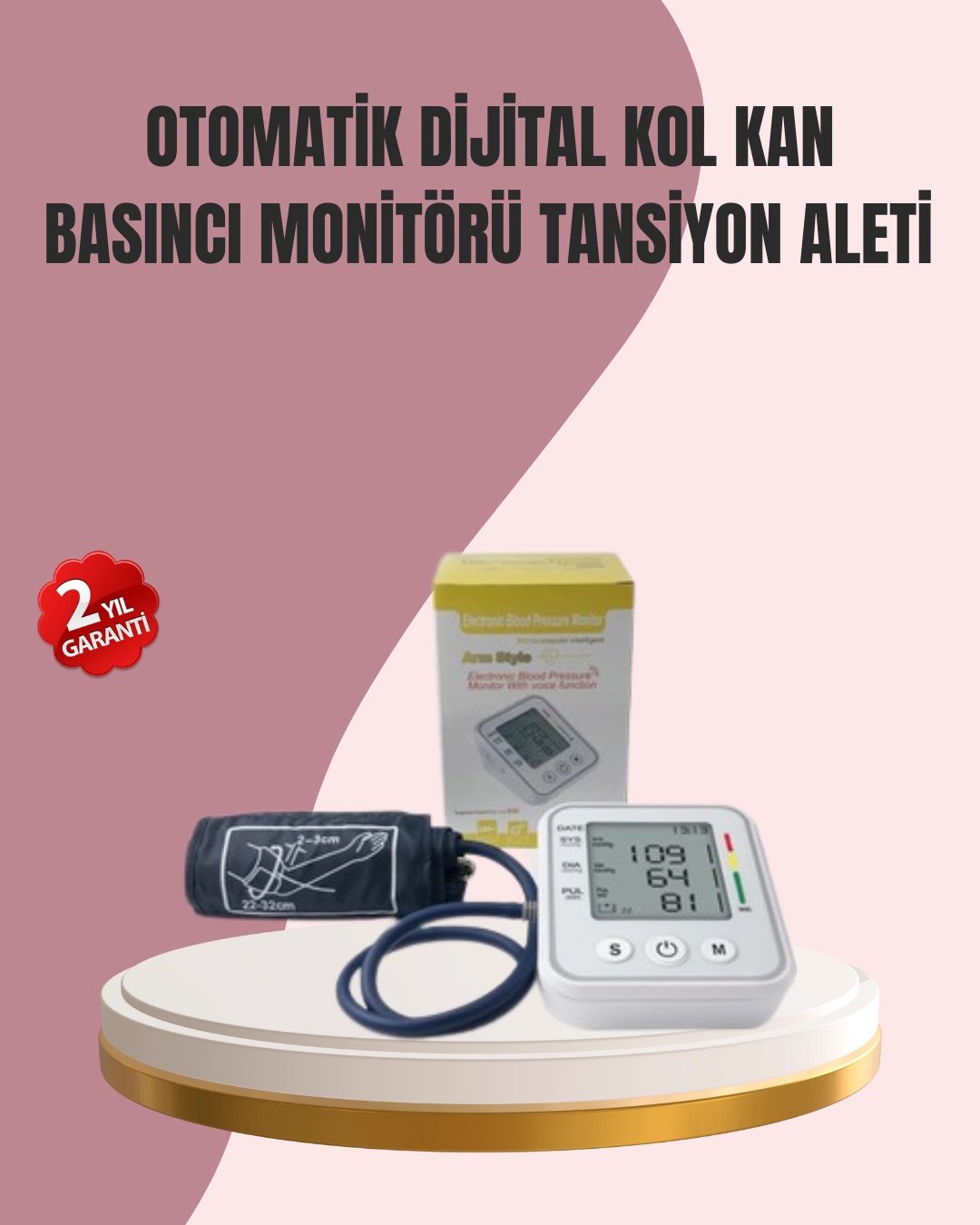 Yüksek Hassasiyetli Dijital Tansiyon Ölçer