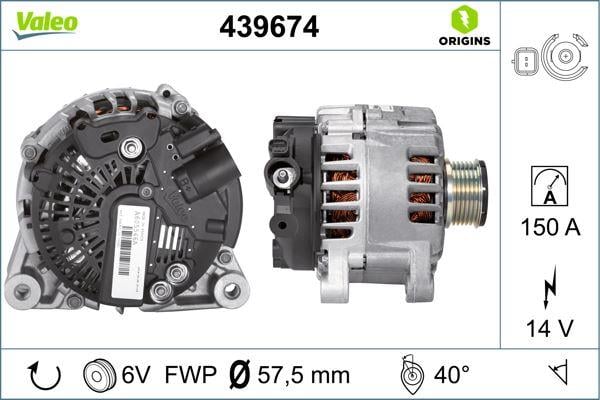 ALTERNATÖR 14V 150A PARTNER-BERLINGO-P206-P207-P307-C2-C3-C4-EXPERT-JUMPY-BOXER-JUMPER-DUCATO 1.6HDI-2.0HDI 439502