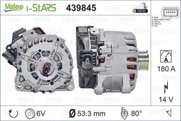 ALTERNATÖR KOMPLE 14v180a PARTNER-BERLINGO-P208-P308-P508-P2008-P3008-P5008-C3-C4-C5-DS3-DS4-DS5 1.4-1.6 HDİ ST60C017 START-STOP-KLİMALI