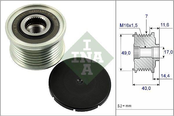 ALTERNATOR RULMANI BMW E70 06>10