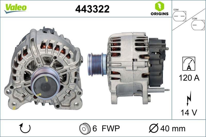 ALTERNATÖR VW GROUP TG12C304 GOLF 7-JETTA 4-PASSAT-POLO VI-SHARAN-TIGUAN