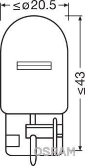 AMPUL 12V 93 SINYAL 21W DİPSİZ TEK FLAMA