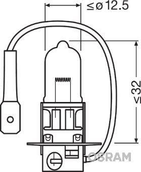 AMPUL 12V H3 55W