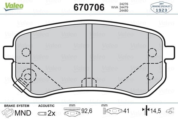 ARKA BALATA HYUNDAI İ10-1.0 1.1-1.2 08 >11 > KIA PICANTO 1.0-1-1 08 >