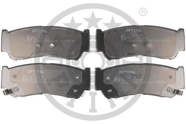 ARKA FREN BALATA HYUNDAI SANTAFE 2.0L CRDi 06-> 2.2L D4EB 06-09