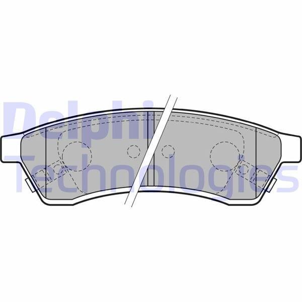 ARKA FREN BALATASI CHEVROLET EPICA 2.0-2.0D 06> DAEWOO TOSCA 2.0-2.5-2.0D 06>