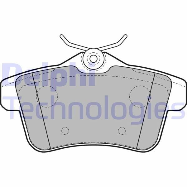 ARKA FREN BALATASI PEUGEOT P3008 09>16 P5008 09>17 P508 10>18 P308 GTI-RZC 10>14 CITROEN C4 09>16 DS4-DS5 11>15