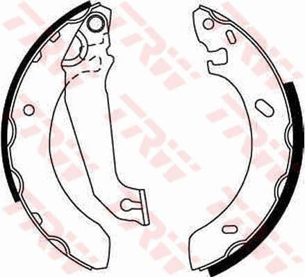 ARKA PABUÇ BALATA ESCORT 5-6 1.3-1.4-1.6 90-95 GS6254 7138050