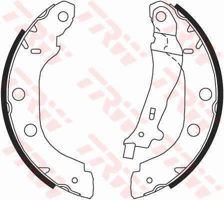 ARKA PABUÇ BALATA KNG 1.2 1.5DCİ 1.6 1.9 97 >05 > NISSAN PRIMERA 1.6 1.8 2.0TD 96-01 228x42
