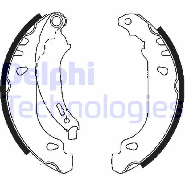ARKA PABUÇ BALATA P206 1.4İ 1.6İ 1.4HDİ 1.9D 98 >02 > 206 1.4 1.4HDİ 09 > ABS SİZ ARAÇLAR 180x32