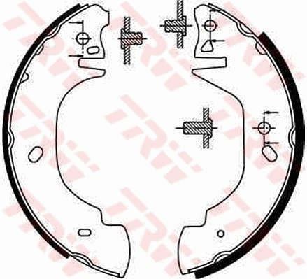 ARKA PABUÇ BALATA TRANSIT T12 2.0 2.5DI 2.5TD 94-00 254x52