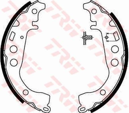ARKA PABUÇ BALATA YARIS 1.0 99 >05 >1.0 11 > YARIS VERSO 1.3 1.5 1.4D-4D 01-05 IQ 09 > 200x32
