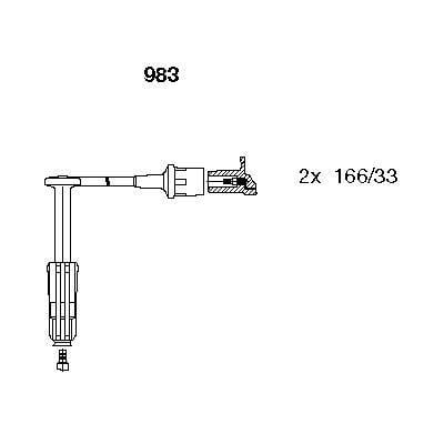 ATESLEME KABLOSU SETI 2 LI MERCEDES M111 W202 S202 C208 A208 W210