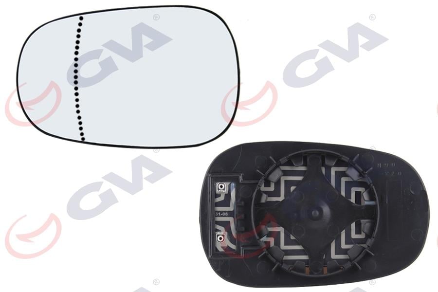 AYNA CAMI SOL CLIO I-II 94-05 -LOGAN 04>MEGANE I 96-03 ISITMALI ASFERİK VM-6800GHL