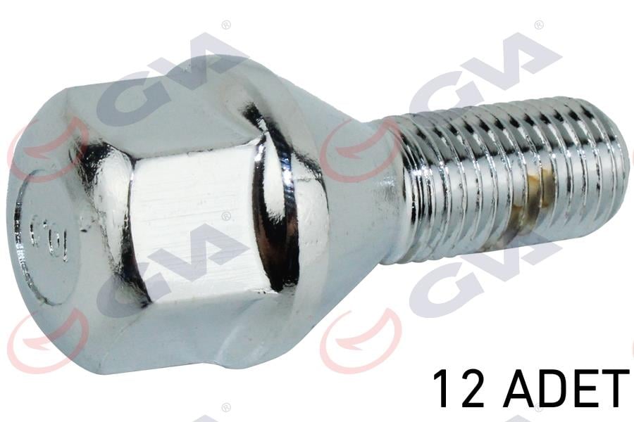 BİJON CİVATASI RENAULT 9-11 KROMAJLI PAKET 12