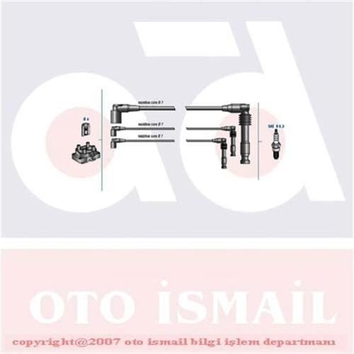 BUJİ KABLO TK OMEGA B V6 96 > ECOTEC 1-3-5
