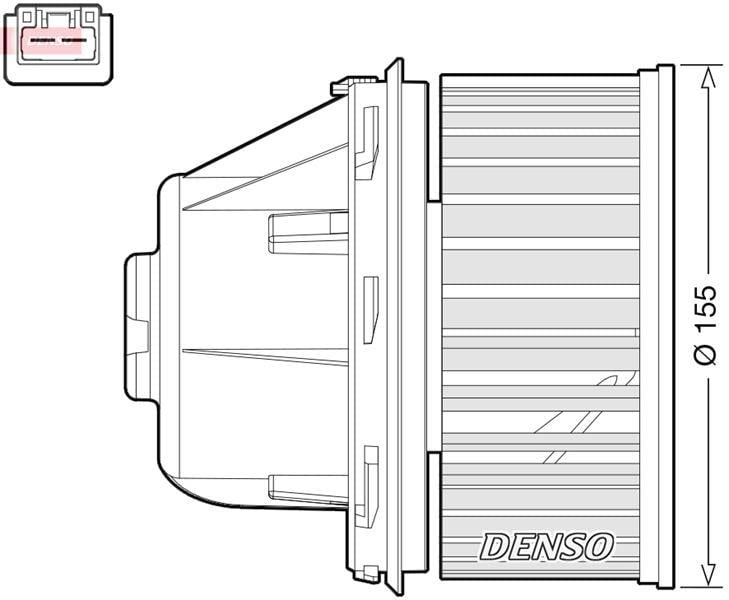 CABİN BLOWER FORD C-MAX I 07-10