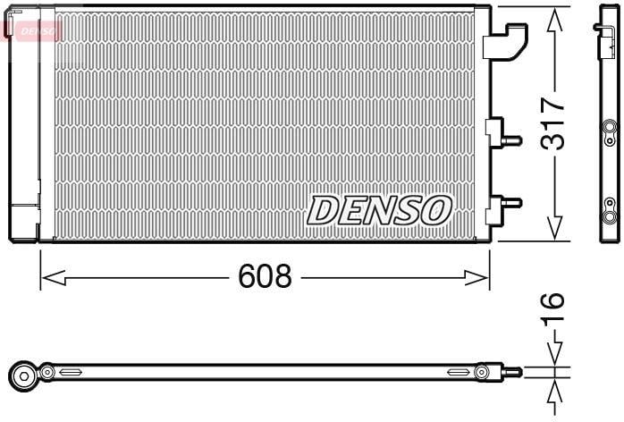 CONDENSER. AİR CONDİTİONİNG FIAT PANDA 03-