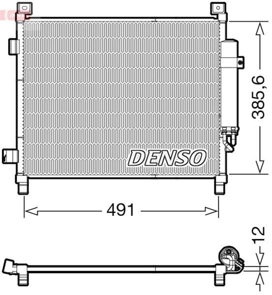 CONDENSER. AİR CONDİTİONİNG NISSAN NOTE E12 13-