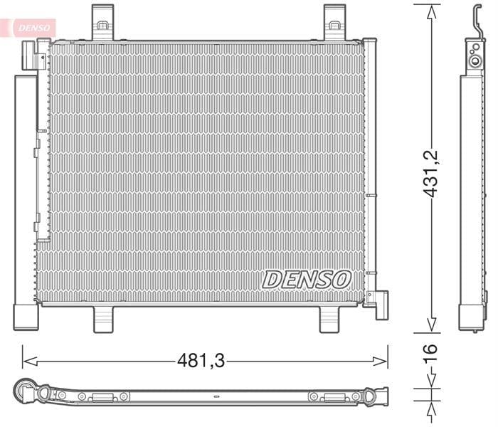 CONDENSER. AİR CONDİTİONİNG SEAT MII KF1 11-