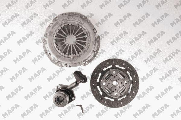 DEBRİYAJ SETİ FORD FOCUS 03> 1.6-1.8 BENZİN RULMANLI 3M51 7A564 AG VOLVO C30 1.6 06>12 S40 II 1.6 05>12 V50 1.6 06>12 RULMANLI