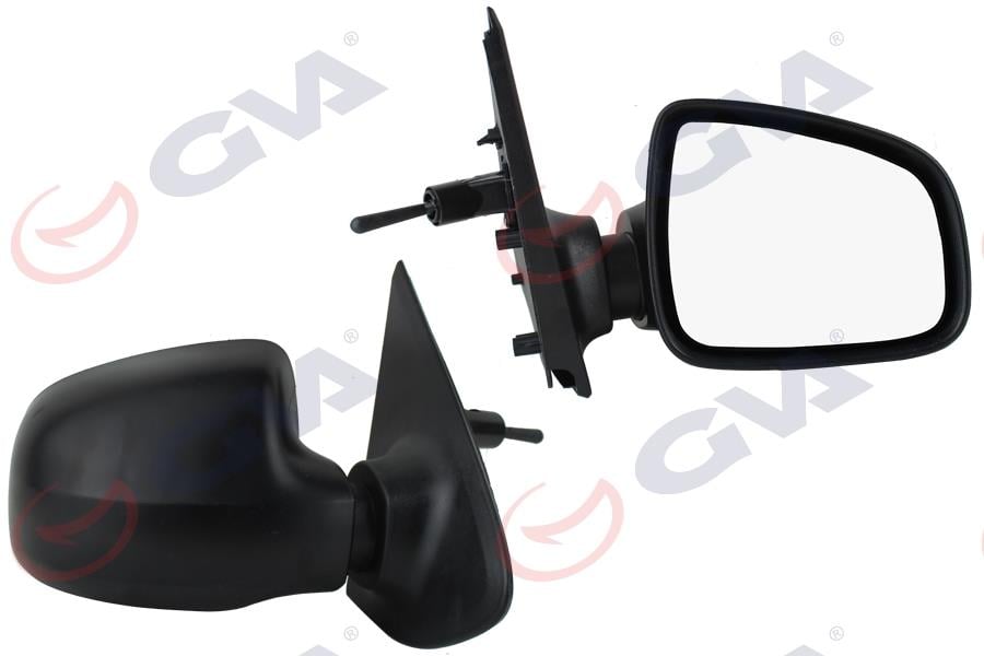 DIŞ DİKİZ AYNASI SAĞ SANDERO STEPWAY 12> MEKANİK SİYAH KAPAK KONVEKS VM-6804R