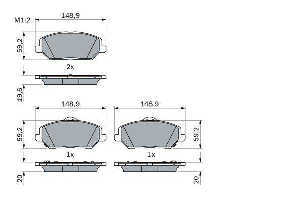 DİSK BALATA CEED 1.0 T-GDI-CEED 1.0 T-GDI SPORTS WAGON-CEED 1.4-CEED 1.4 SPORTS WAGON