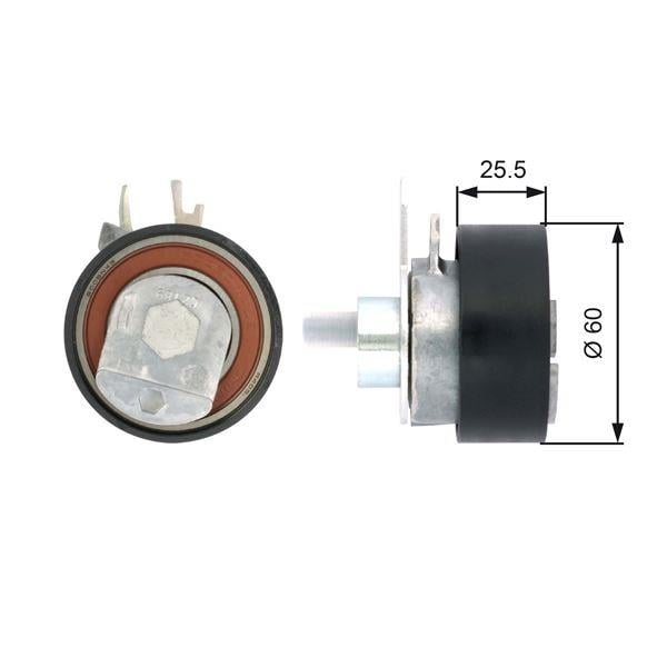 EKSANTRİK GERGİ RULMANI CADDY-GOLF-POLO-BORA-OCTAVIA-FABIA-CORDOBA-IBIZA IV-TOLEDO 1.4-1.4 16V AHW