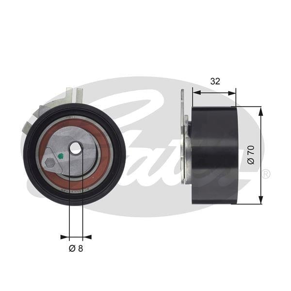 EKSANTRİK GERGİ RULMANI MASTER II 01- -TRAFIC II 03- 2.5DCI-LGN II 01- -ESPACE 2.2DCI-MOVANO