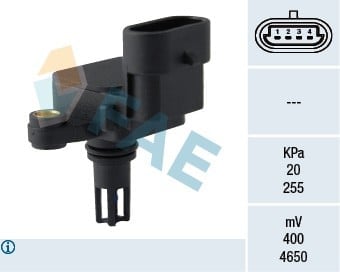 EMME MANİFOLD BASINÇ MAP SENSÖRÜ OPEL INSIGNIA A 08>17 GT CABRIO 07>11 2.0 A20NHT-NFT-Z20NHH