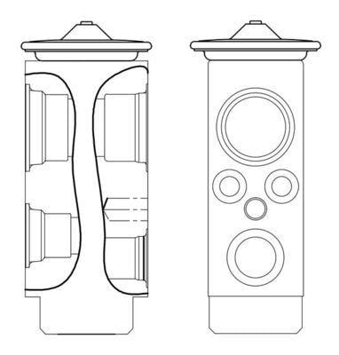 Expansionsventil und Orifice Tube MB S400L HYBIRD