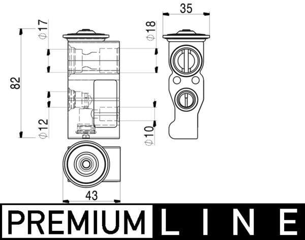 Expansionsventil und Orifice Tube RENAULT TWINGO