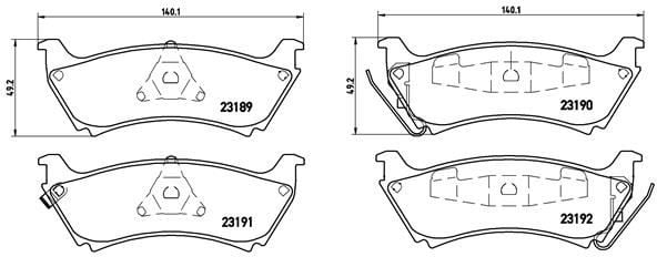FREN BALATASI ARKA MERCEDES ML-CLASS W163 98>05