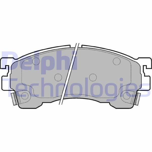 FREN BALATASI ÖN FORD PROBE / MAZDA 323. 626. MX6. PREMACY. XEDOS 11/91>
