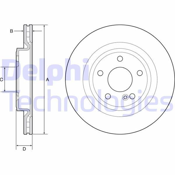 FREN DISKI ARKA 4-matic MERCEDES W176 C117 X117 X156