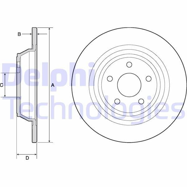 FREN DİSKİ ARKA FORD MONDEO 14>