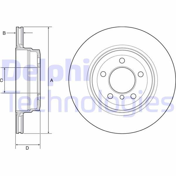 FREN DİSKİ ÇİFTLİ PAKET - BOYALI. DELİKLİ ARKA BMW 730 03/2003 > 12/2009