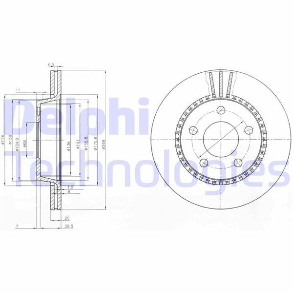 FREN DİSKİ ÇİFTLİ PAKET . DELİKLİ ARKA AUDI 100. A6 09/1989 > 1997