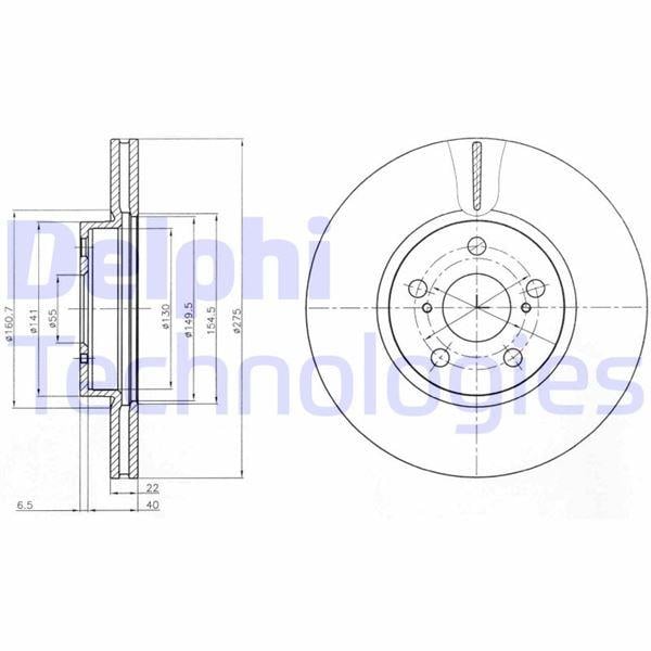 FREN DİSKİ ÇİFTLİ PAKET . DELİKLİ ÖN TOYOTA URBAN CRUISER. VERSO-S 05/2009 >