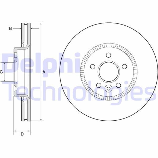 FREN DİSKİ ÖN FORD MONDEO 14>